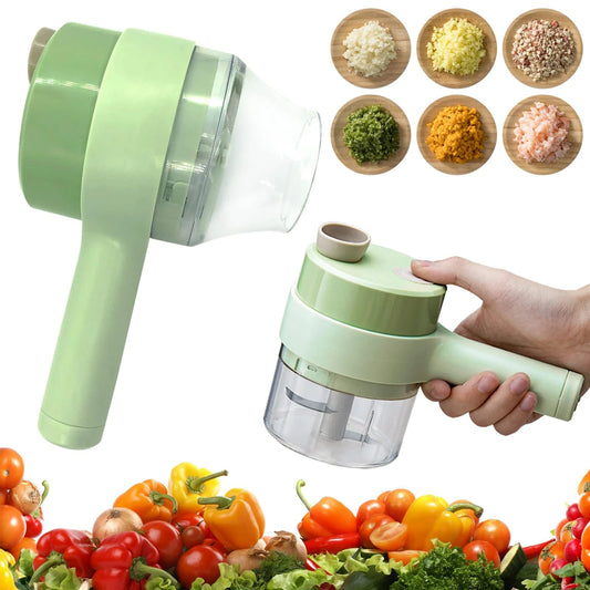 4 in 1 Portable Electric Vegetable Cutter